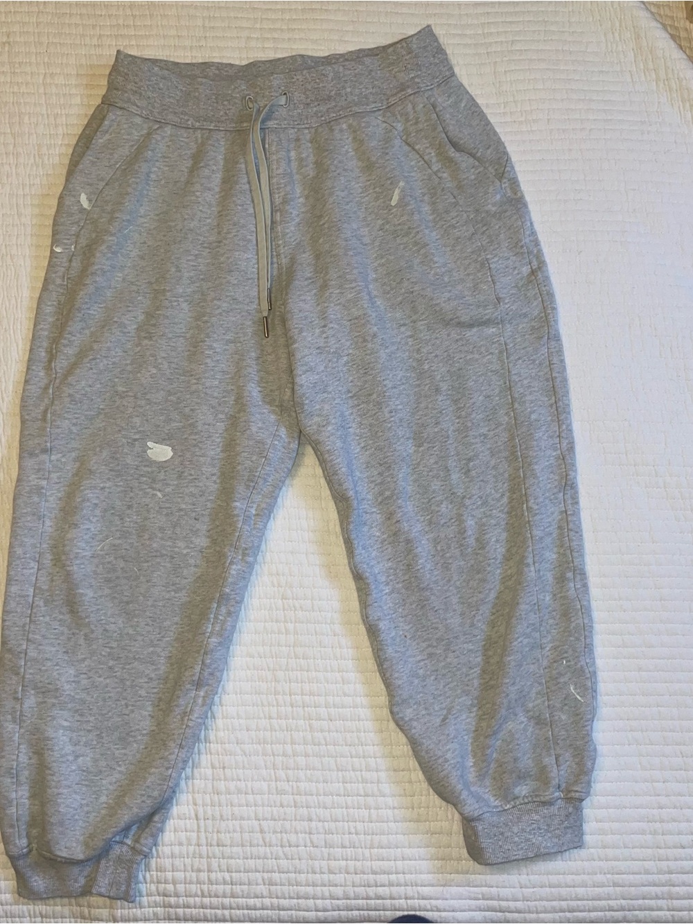 lululemon athletica Light gray Lululemon Scuba High-Rise Cropped Jogger